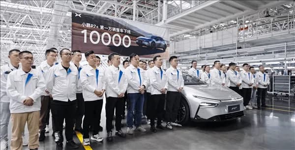 XPeng breaks record with 10,000 P7+ manufactured in 20 days after launch