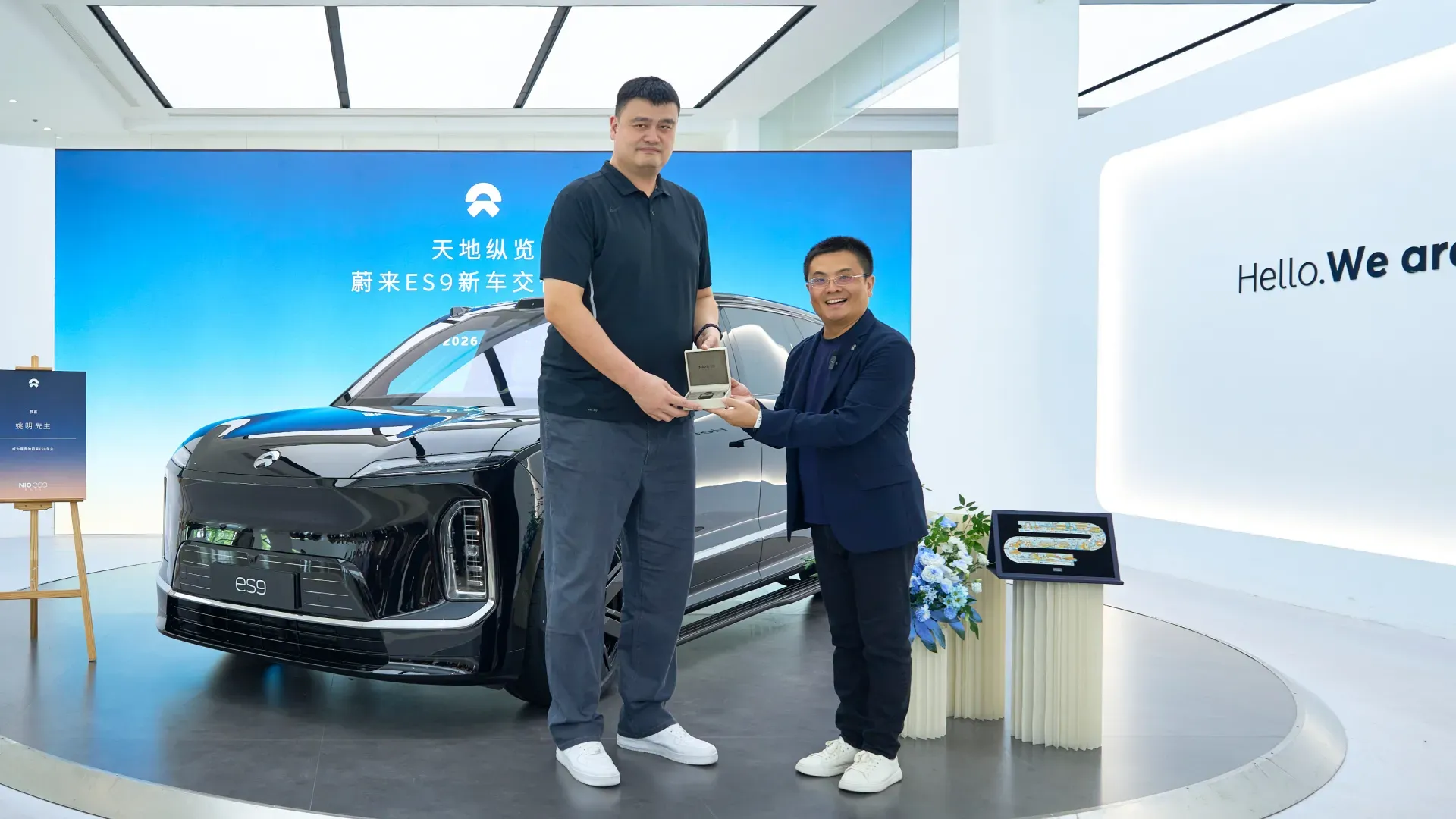 NBA Hall of Famer Yao Ming takes delivery of Nio ES9 after two-month wait