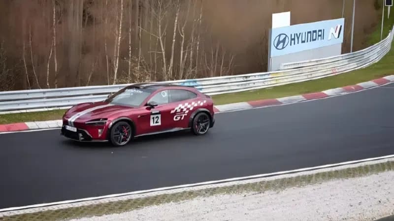 Xiaomi YU7 GT spotted uncamouflaged at Nürburgring with full aero kit